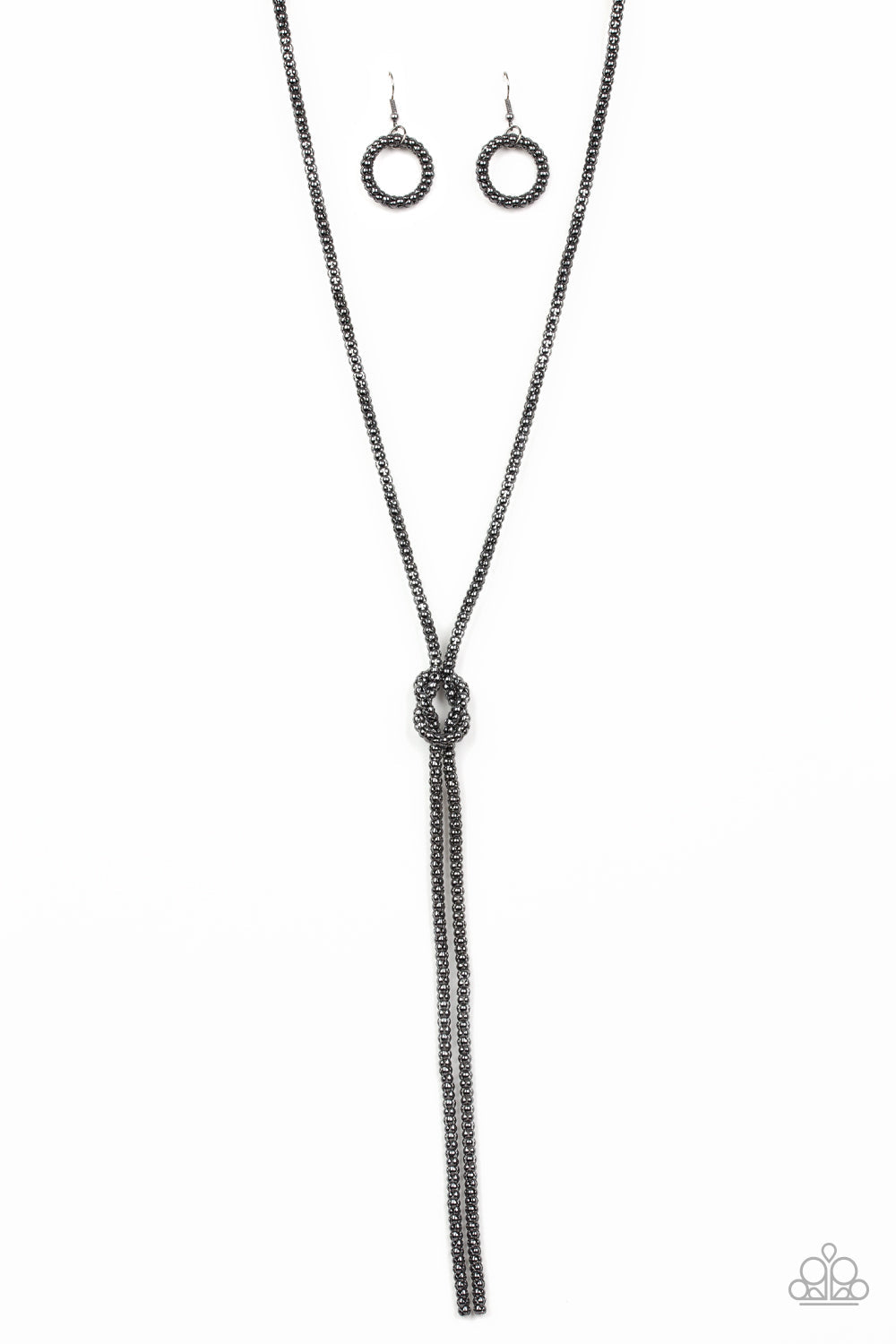 Paparazzi Necklace - Born Ready - Black/Gun Metal (#1715)