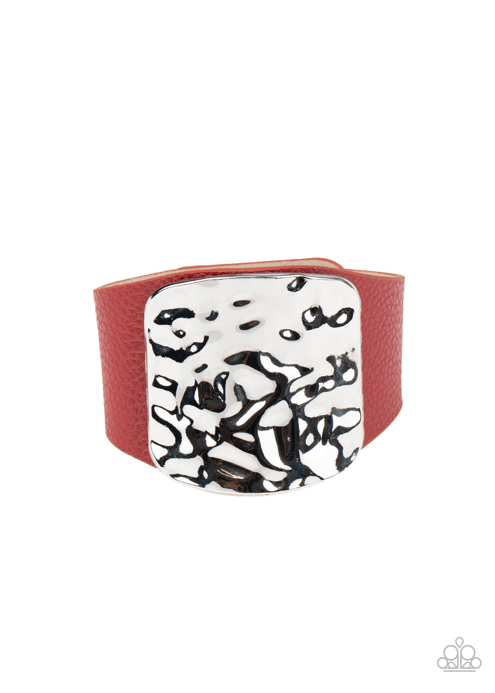 Brighten Up - Red Paparazzi Wrap Bracelet (W138)