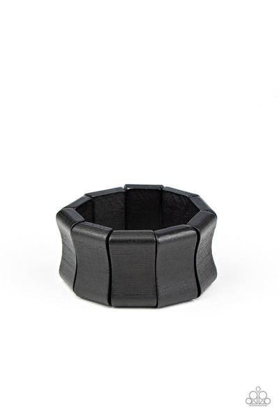 Caribbean Couture - Black Paparazzi Bracelet (#356)