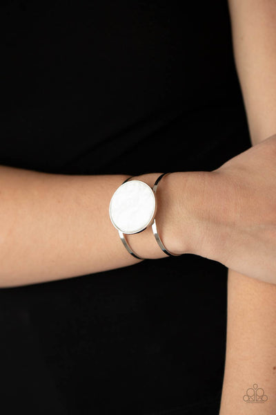 Colorful Cosmos - White Paparazzi Bracelet