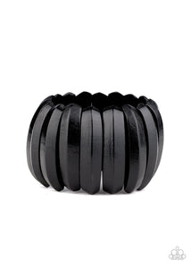 Colorfully Congo - Black-Paparazzi Bracelet (#1561)