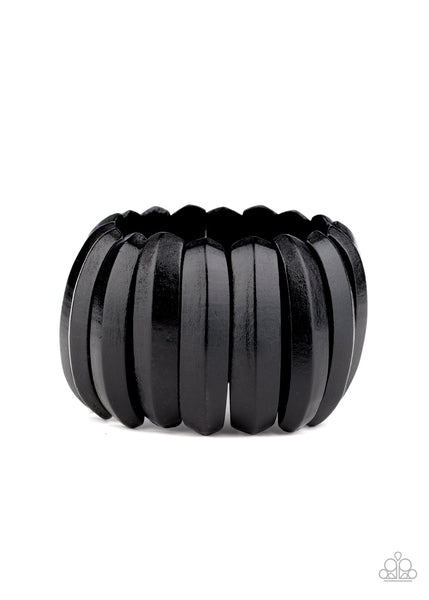 Colorfully Congo - Black-Paparazzi Bracelet (#1561)