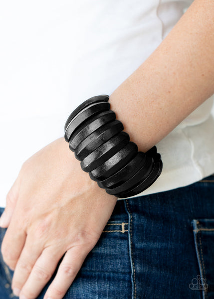 Colorfully Congo - Black-Paparazzi Bracelet (#1561)