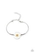 Cottage Season - White Paparazzi Bracelet (#2667)