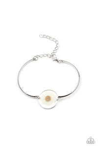 Cottage Season - White Paparazzi Bracelet (#2667)