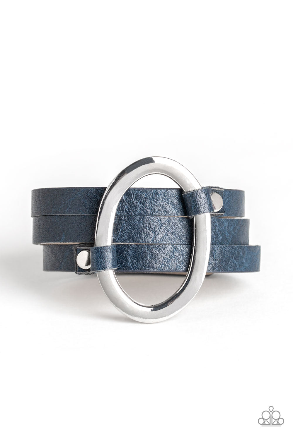 Paparazzi Wrap Bracelet - Cowgirl Cavalier - Blue (W101)