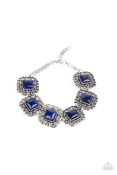 Dreamy Destinations - Blue Paparazzi Bracelet