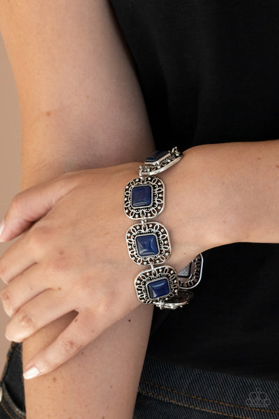 Dreamy Destinations - Blue Paparazzi Bracelet