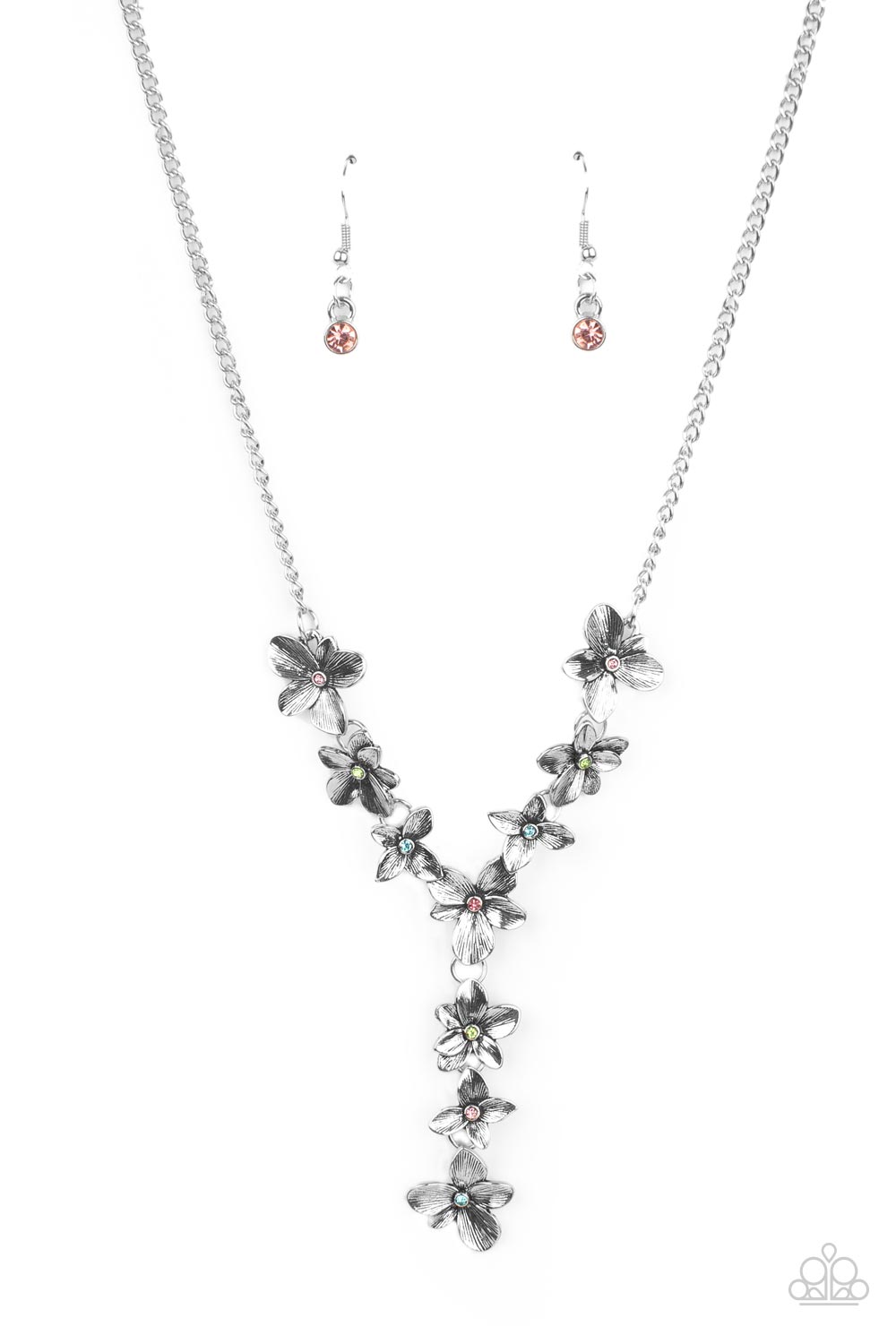 Fairytale Meadow - Multi Paparazzi Necklace (PZ-3340)