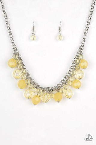 Paparazzi Short Necklace - Fiesta Fabulous - Yellow (PZ-310)