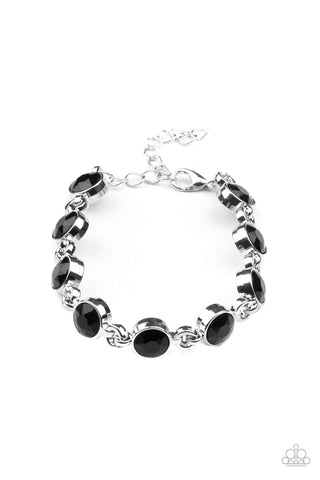 First In Fashion Show - Black Paparazzi Bracelet (PZ-562)