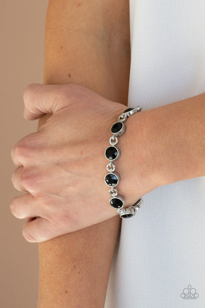 First In Fashion Show - Black Paparazzi Bracelet (PZ-562)