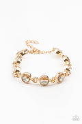 First In Fashion Show - Gold Paparazzi Bracelet