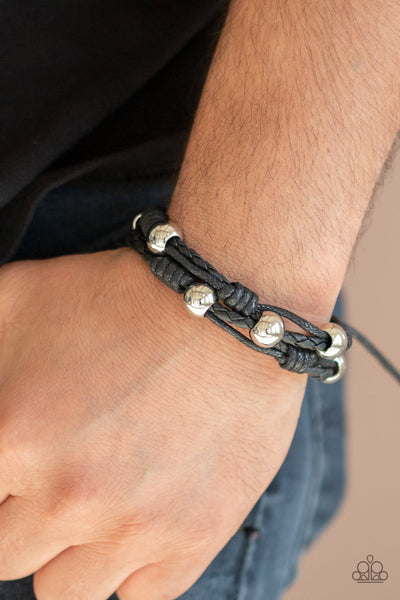 Paparazzi Urban Bracelet - Free Climb - Black (#1346)