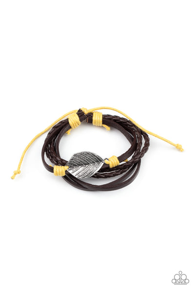 FROND and Center - Yellow Paparazzi Urban Bracelet