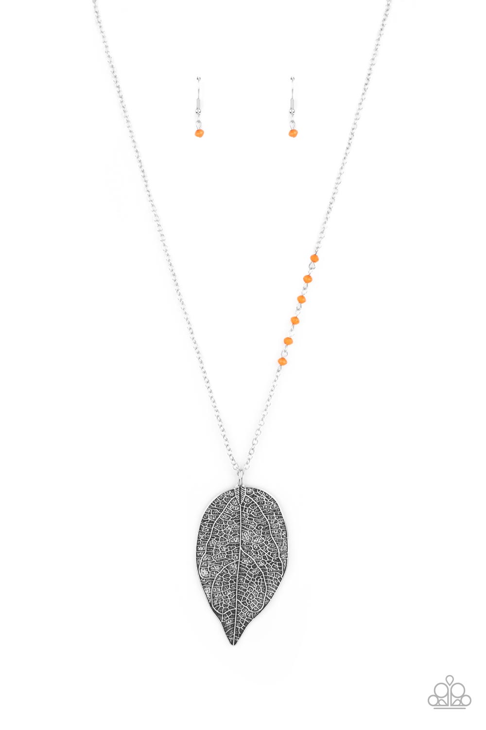 Frond Fantasy - Orange Paparazzi Necklace