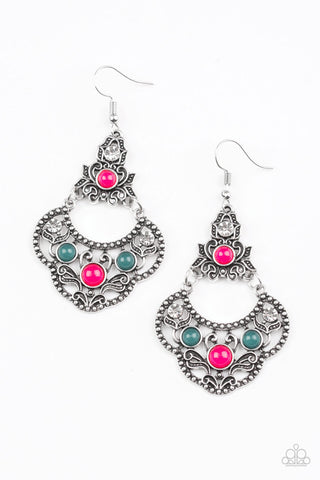 Garden State Glow - Multi-Paparazzi Earrings (#1174)