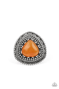 Genuinely Gemstone - Orange Paparazzi Ring (R239)