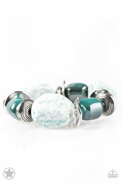 Paparazzi Bracelet - Glaze of Glory - Blue