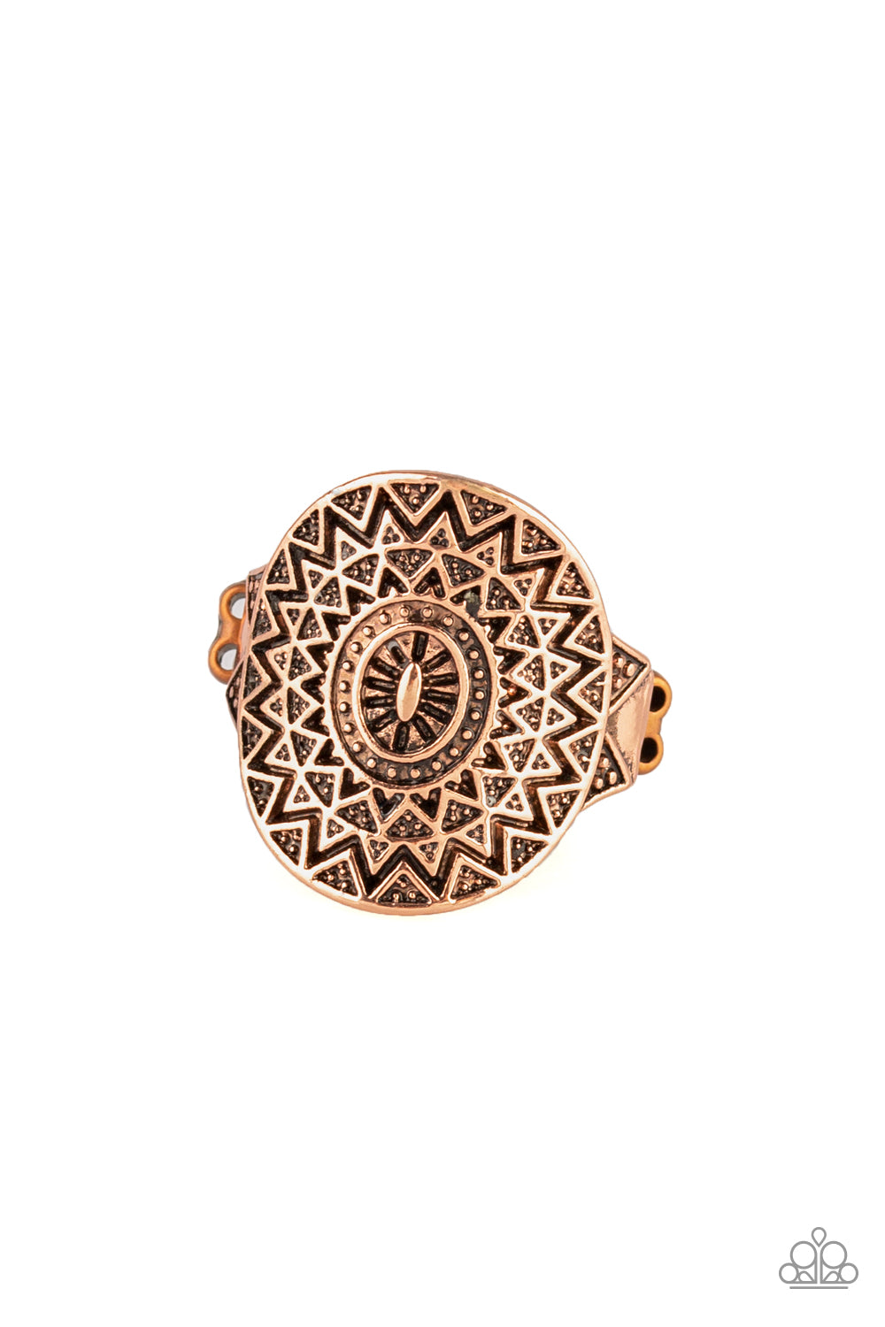 Paparazzi Thin Flex Back Ring - Good For The SOL - Copper
