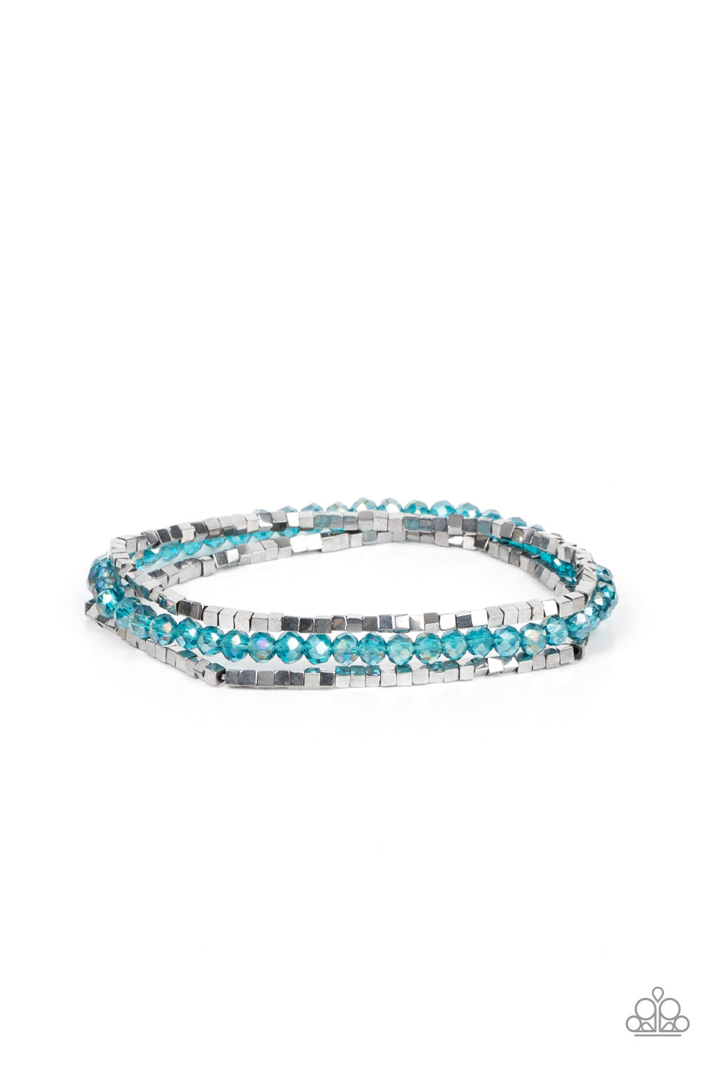 Just a Spritz - Blue Paparazzi Bracelet (#4333)