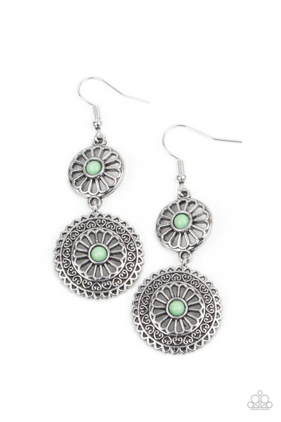 Keep It WHEEL - Green Paparazzi Earrings (#2253)