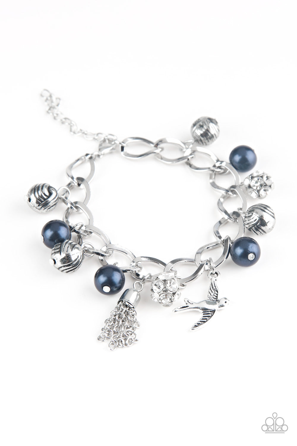 Lady Love Dove - Blue Paparazzi Bracelet (#2643)