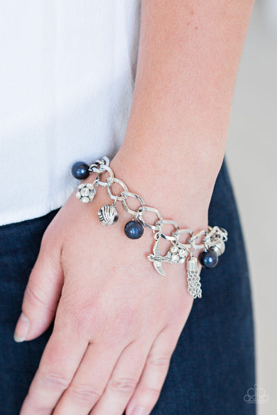 Lady Love Dove - Blue Paparazzi Bracelet (#2643)