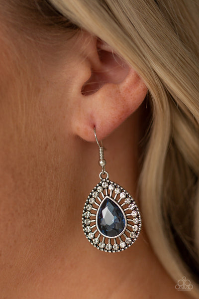 Paparazzi Earrings - Limo Service - Blue (#546)
