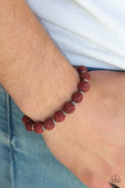Luck - Red-Paparazzi Bracelet (#126)