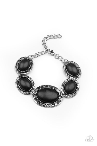 MESA Time Zone - Black Paparazzi Bracelet