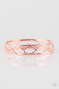 Paparazzi Bangle Bracelet- Metal Manic - Copper (#053)