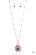Modern Majesty - Red Paparazzi Necklace