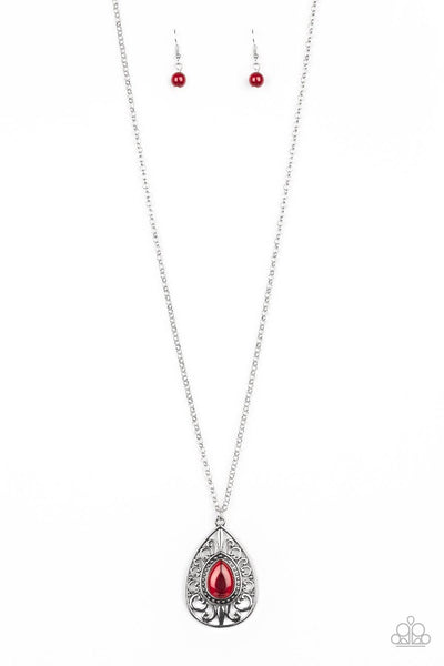 Modern Majesty - Red Paparazzi Necklace