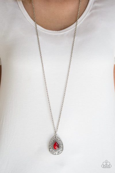Modern Majesty - Red Paparazzi Necklace