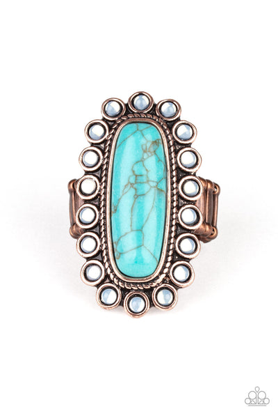 Mystic Oasis - Copper Paparazzi Ring (R278)