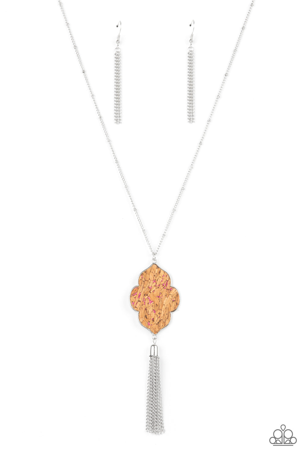 One Night In Casablanca - Pink Paparazzi Necklace (PZ-3277)