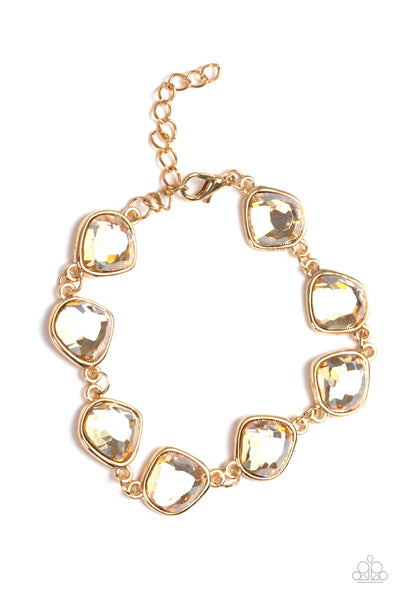 Perfect Imperfection - Gold  Paparazzi Bracelet