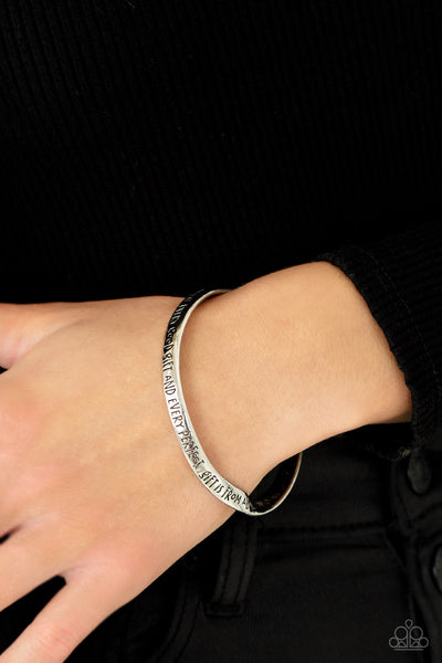 Perfect Present - Silver Paparazzi Bracelet (#926)