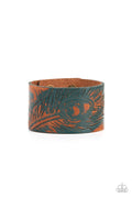 Positively Peacock - Blue Paparazzi Wrap Bracelet (W130)
