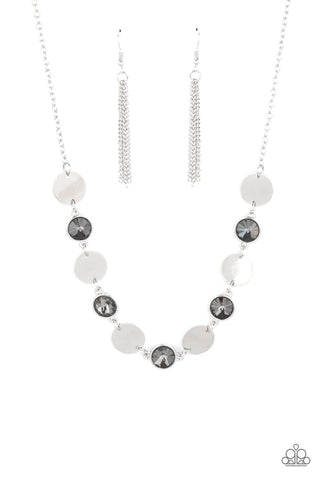 Refined Reflections - Silver Paparazzi Necklace