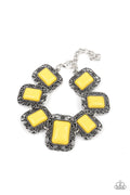 Retro Rodeo - Yellow Paparazzi Bracelet