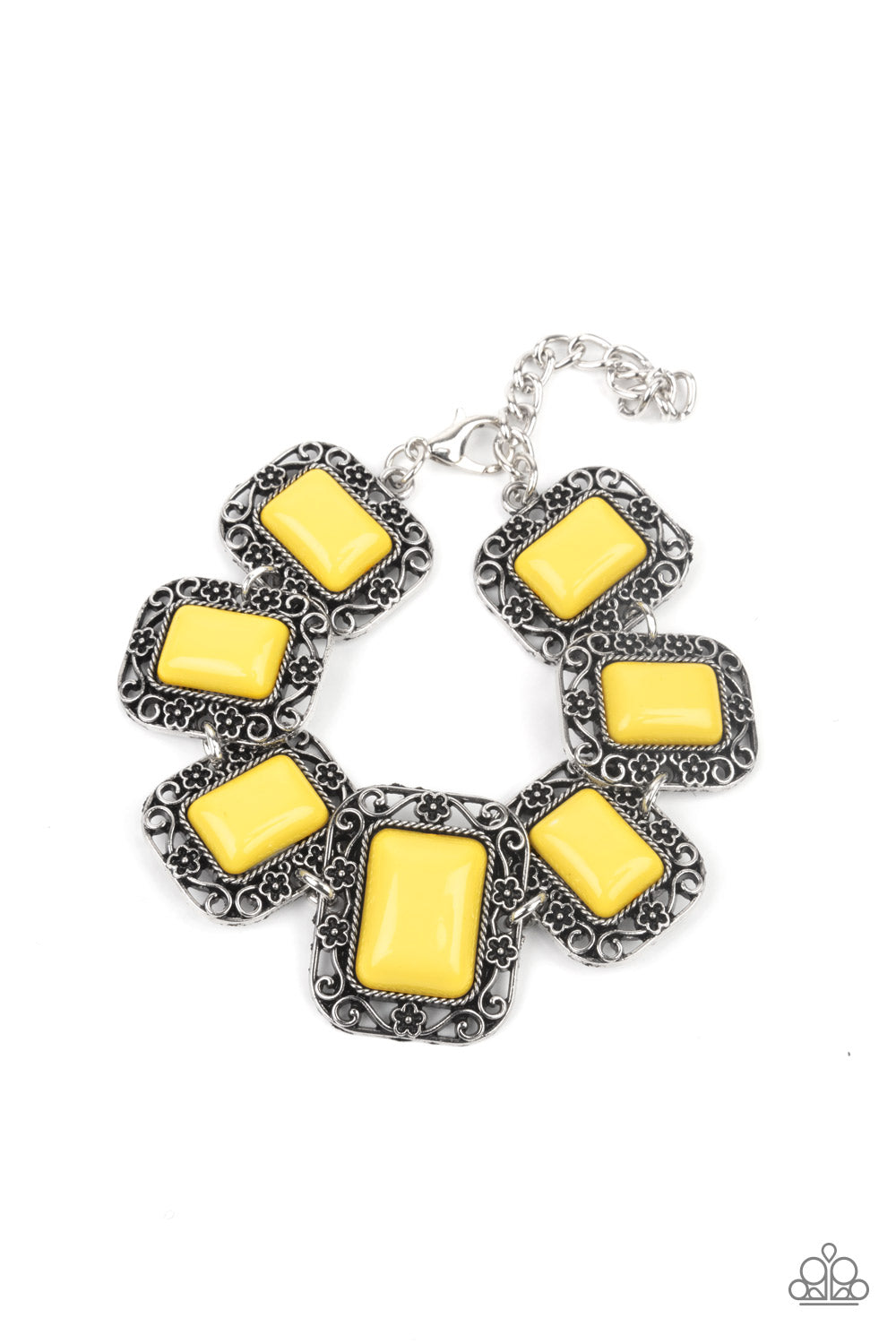 Retro Rodeo - Yellow Paparazzi Bracelet