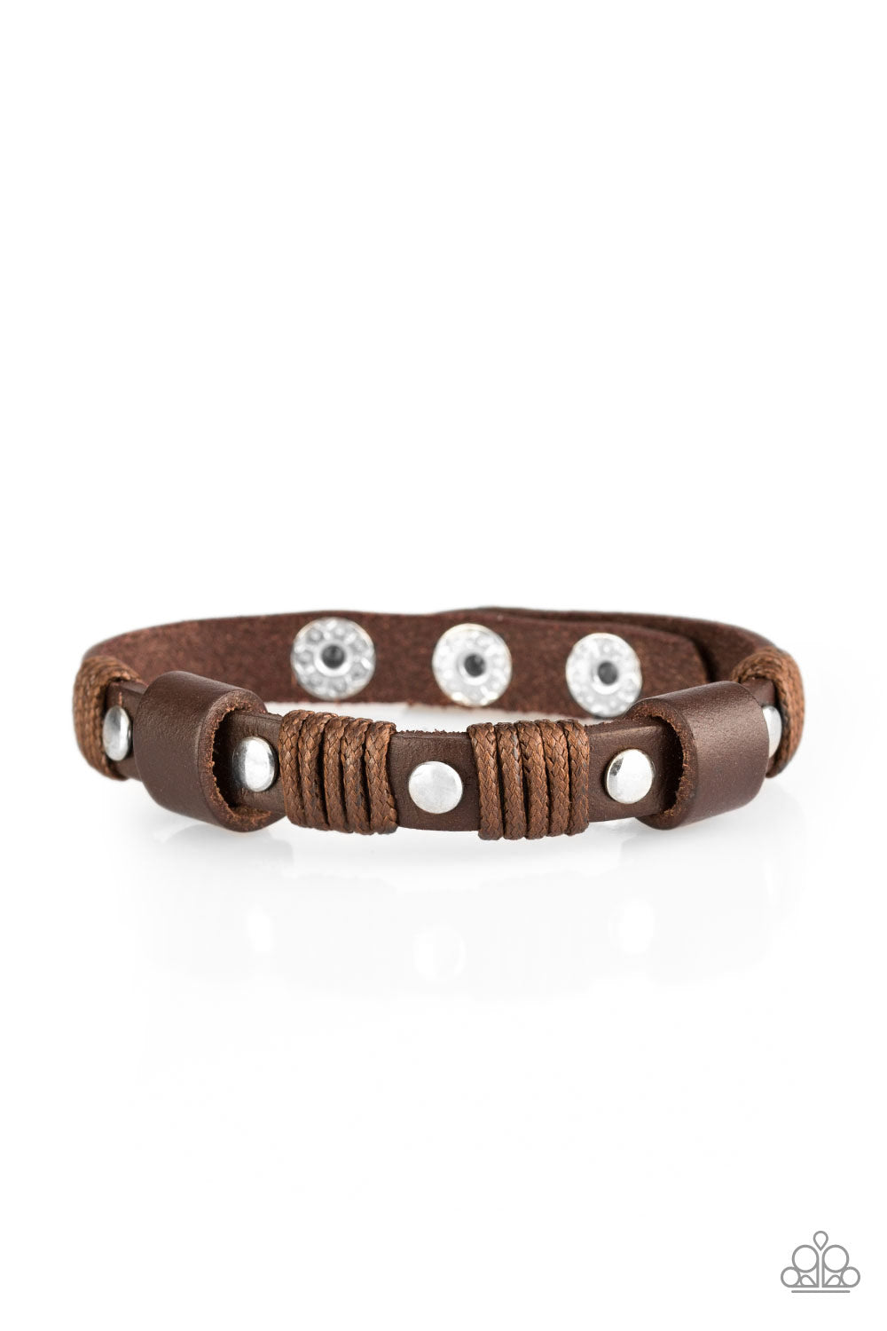 Road Burner - Brown-Paparazzi Urban Bracelet (UB143)