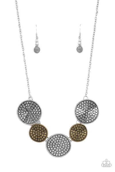 Self DISC-overy - Multi Paparazzi Necklace (#2984)