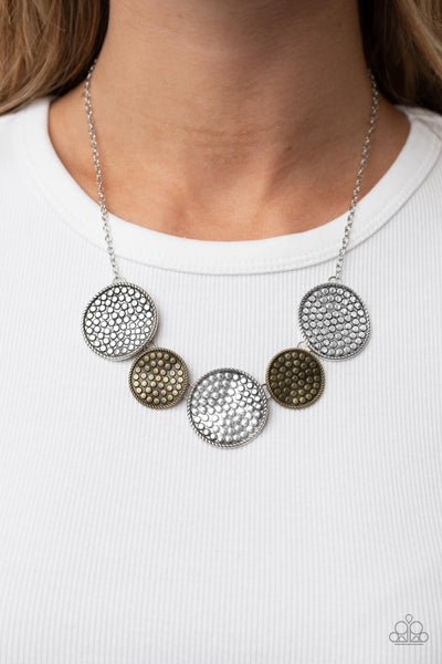 Self DISC-overy - Multi Paparazzi Necklace (#2984)