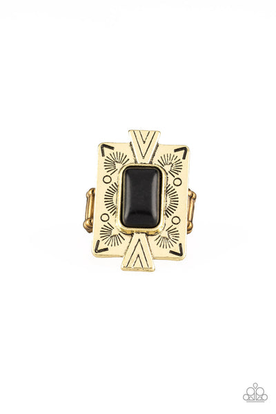 So Smithsonian - Brass Paparazzi Ring