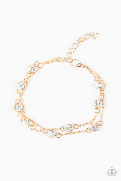 Paparazzi Bracelet - Spotlight Starlight - Gold (#1796)