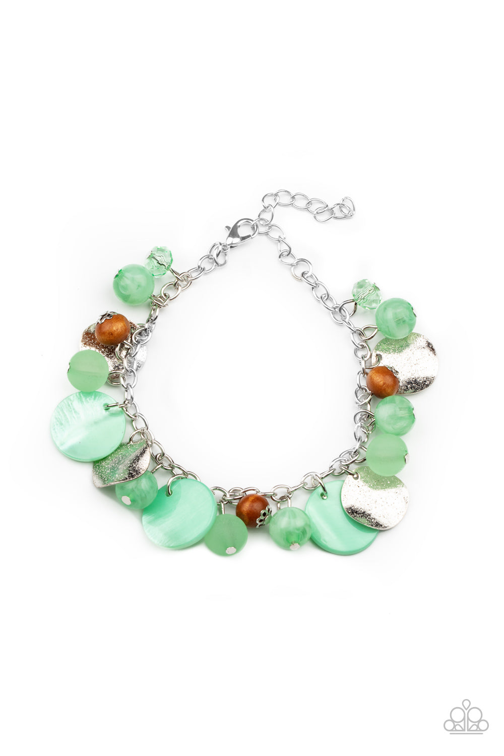 Springtime Springs - Green Paparazzi Bracelet