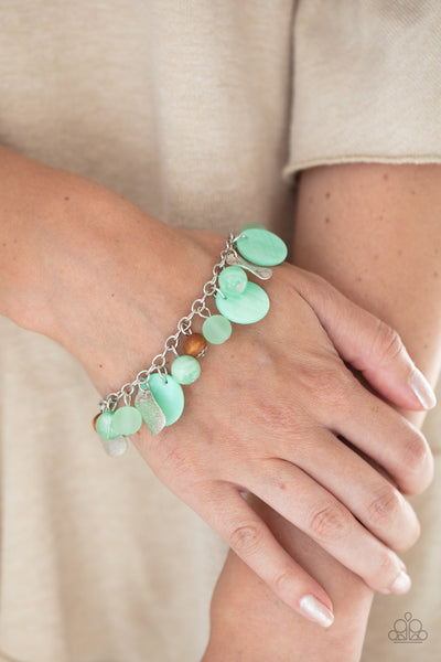 Springtime Springs - Green Paparazzi Bracelet